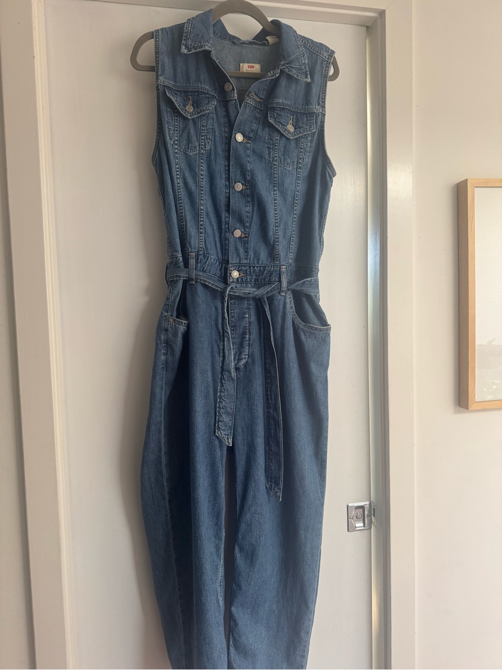 Levi’s Sleeveless Denim Jumpsuit - Blue